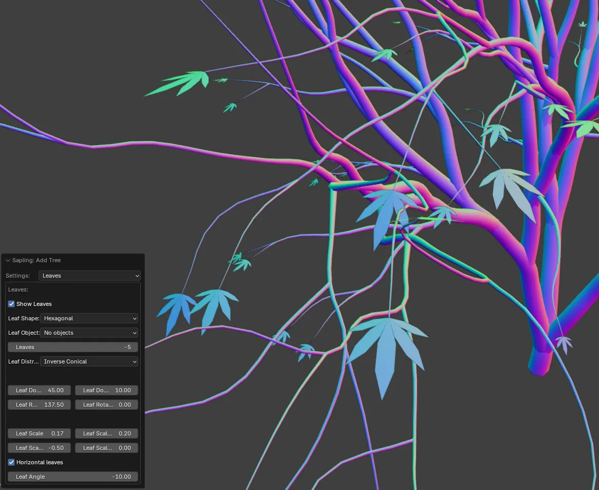 Beautiful maple leaves